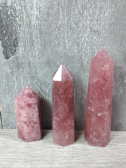 Strawberry Quartz Tower