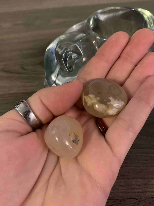 Flower Agate tumble