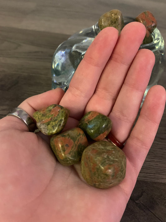 Unakite tumble