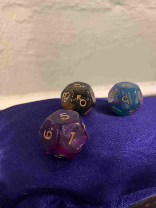 Astrological Dice Set